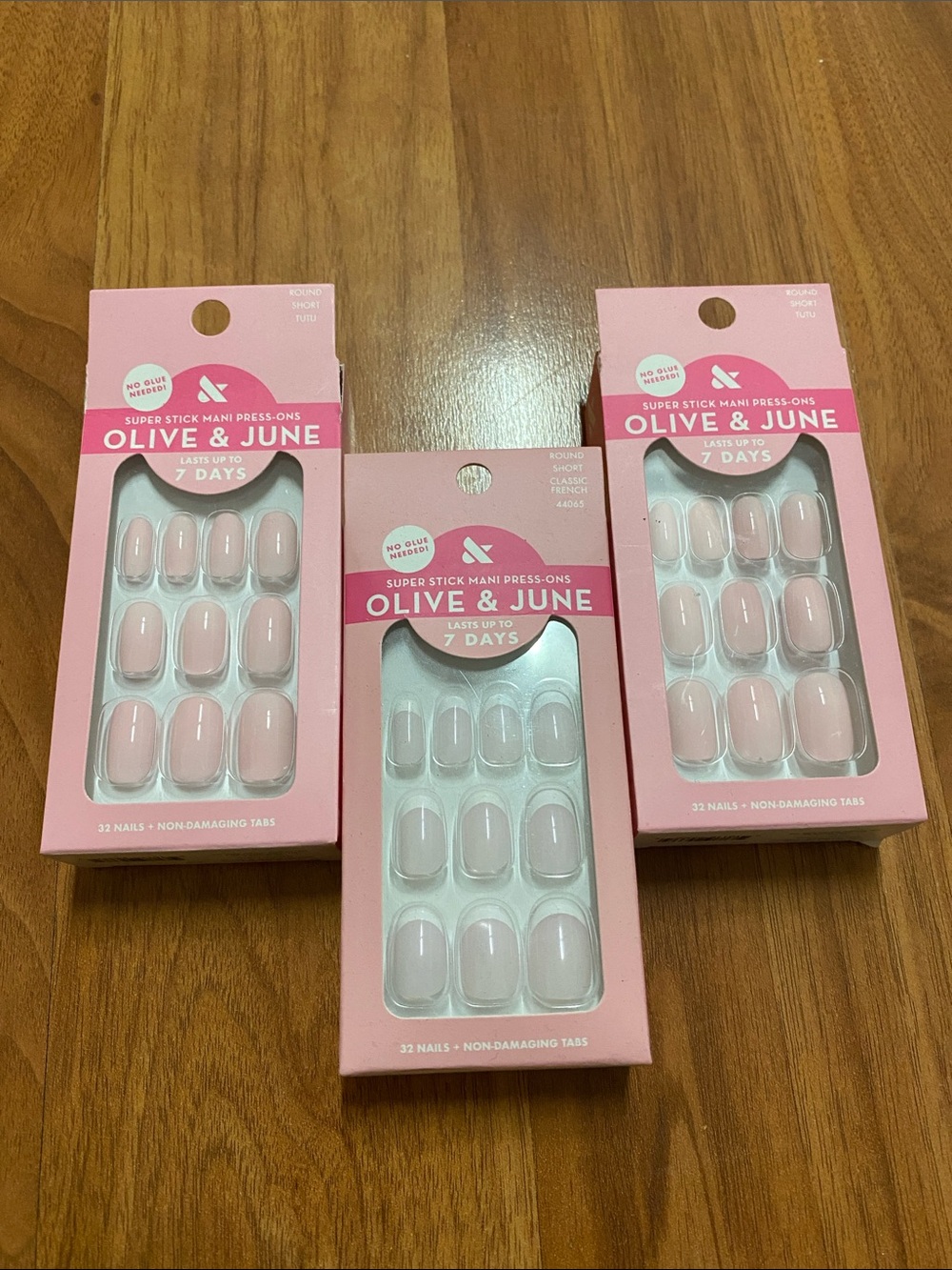 ❤️ Olive and June Super Stick Mani Press-Ons 3 Pack Bundle NWT